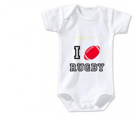 Me encanta el estilo de rugby1: body bébé-chupete-bebe.com