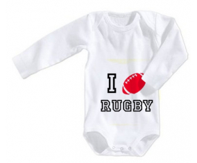 Me encanta el estilo de rugby1: body bébé-chupete-bebe.com