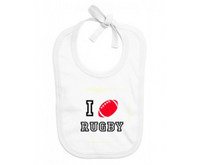 Me encanta el estilo de rugby1: bavoir bébé-chupete-bebe.com