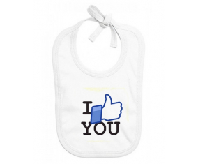 Te quiero pulgar: bavoir bébé-chupete-bebe.com