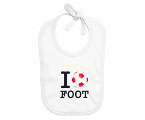 Me encanta el fútbol: bavoir bébé-chupete-bebe.com
