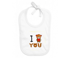 Te quiero oso: bavoir bébé-chupete-bebe.com