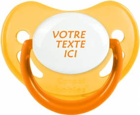 Chupete amarilla fosforescente fisiológica en color