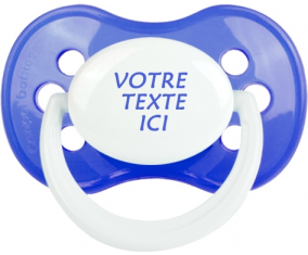 Chupete azul anatómica clásica en color