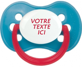 Turquesa Chupete continentes rojos clásicos cereza en color