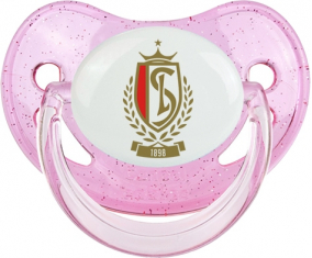 ESTÁNDAR DE LIEGE: Piruleta rosa con lentejuelas fisiológicas