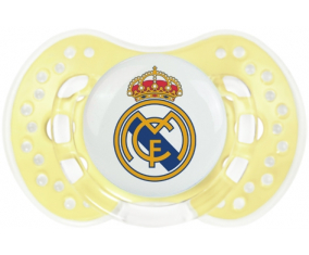 Real Madrid - nombre: 0/6 meses - Punta clásica de color amarillo de moda Lovi Dynamic