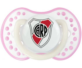 Club Atlético River Plate - nombre de pila: 0/6 mes - Punta fosforescente de color blanco-rosa Lovi Dynamic