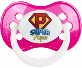 Super Papá - nombre: Clásico punta anatómica rosa oscuro