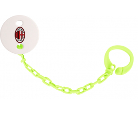 Attache piruleta de color verde Ac Milan