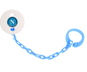 Attache-tétine Napoli Fútbol azul turquesa
