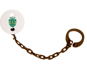 Attache pezón Sporting Clube de Portugal Color Brown