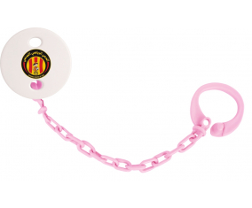 Attache chupete deportivo Sporting Esperance de color rosa claro de Túnez