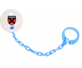 Attache-tétine Neuchâtel Xamax azul turquesa