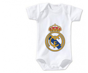 Body bebé Real Madrid mangas cortas de 3/6 meses