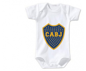 Body Baby Club Atlético Boca Juniors 6/12 meses Mangas Cortas