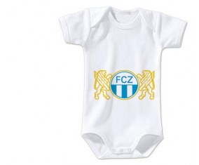 Body bebé FC Zurich 6/12 meses mangas cortas