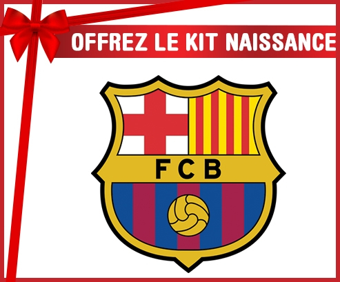 Kit Naissance bebé personalizado del FC Barcelona