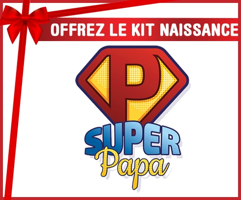 Kit Naissance Super Papá Bebé Personalizado