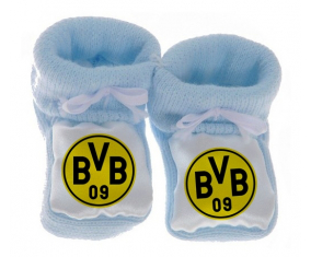 Chausson bebé BV 09 Borussia Dortmund Azul