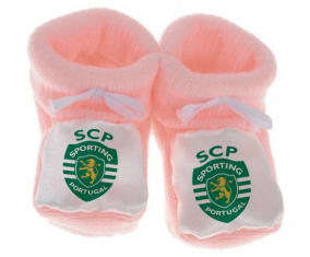 Chausson Baby Sporting Clube de Portugal color Rose