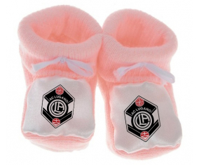 Chausson bebé FC St. Gallen en color rosa