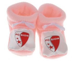 Chausson bebé FC Sion color Rosa