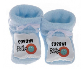 Corona no me toques: chausson Blue Baby