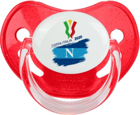 Coppa Italia 2020 Napoli: Punta fisiológica tetina de lentejuelas rojas