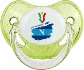 Coppa Italia 2020 Napoli: Punta fisiológica tetina verde de lentejuelas