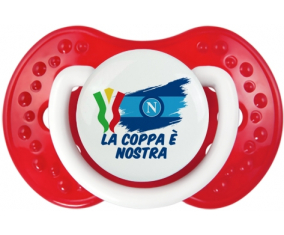Napoli: La coppa è nostra: Clásico punta tetina de color rojo blanco Lovi Dynamic