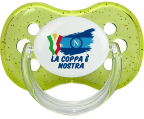 Napoli: La coppa è nostra: Punta de cereza teta de lentejuelas verdes