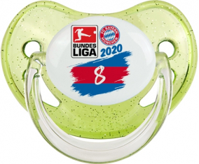 Bayern Múnich 8 Bundesliga: Punta fisiológica tetina verde de lentejuelas