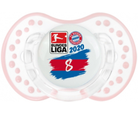 Bayern Múnich 8 bundesliga: Retro-blanco-rosa-tierno clásico Tetine tip Lovi Dynamic