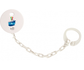 Attache-tétine Coppa Italia 2020 Napoli color blanco
