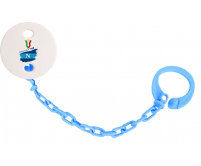 Attache-tétine Coppa Italia 2020 Napoli azul turquesa