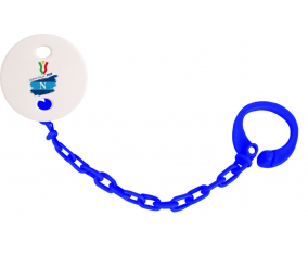 Attache-tétine Coppa Italia 2020 Napoli Color marino