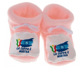 Chausson bebé Napoli: La coppa de color rosa è nostra