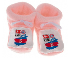Chausson bebé Bayern Múnich 8 Bundesliga color rosa