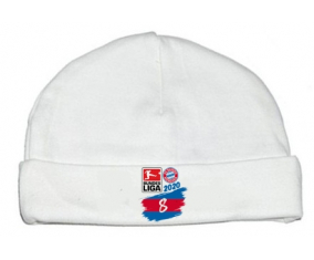 Bonnet bebé personalizado Bayern Múnich 8 bundesliga