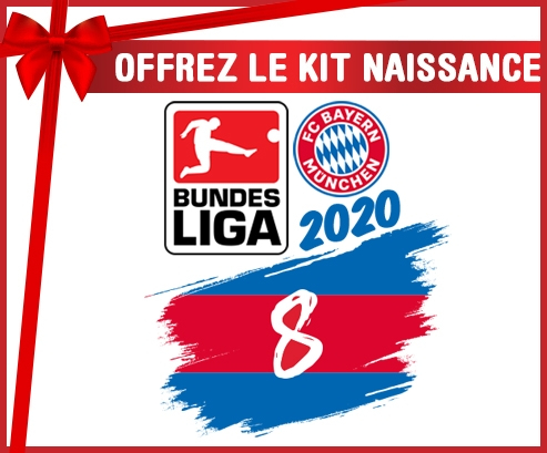 kit naissance bebé personalizado Bayern Múnich 8 bundesliga