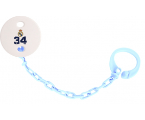 Attache-Tétine Real Madrid: Campeones 34 Liga design-3 sky blue