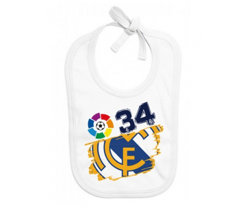 Bavoir real Madrid: Campeones 34 Liga design-6