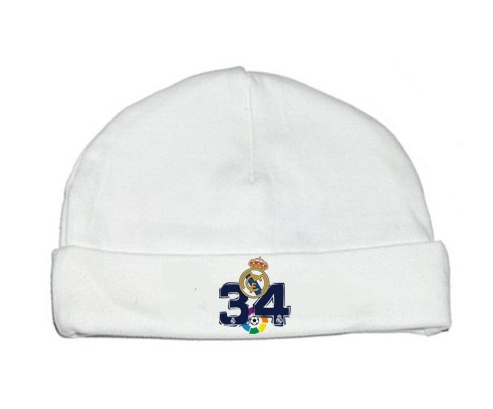 Bonnet real Madrid: Campeones 34 Liga design-4