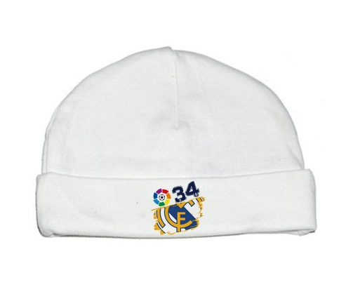 Bonnet real Madrid: Campeones 34 Liga design-6
