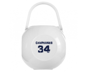 Caja piruleta del Real Madrid: Campeones 34 Liga blanca design-1