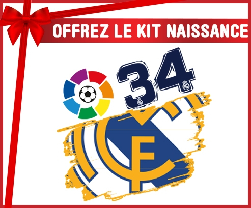 kit naissance real Madrid: Campeones 34 Liga design-6