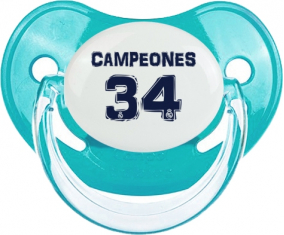 Real Madrid: Campeones 34 Liga diseño-1: Clásico Azul Tetino fisiológico punta