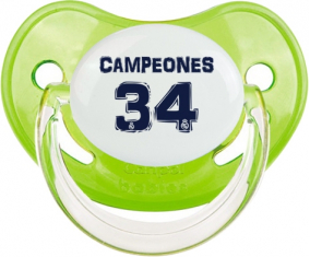 Real Madrid: Campeones 34 Liga diseño-1: Clásico Verde Tetino fisiológico punta