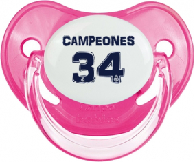 Real Madrid: Campeones 34 Liga diseño-1: Clásico Rosa Tetina punta fisiológica